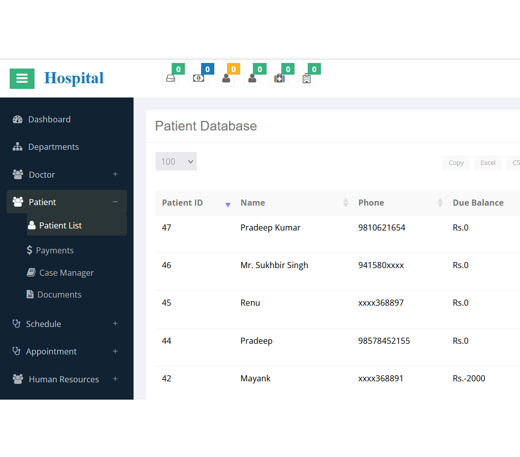 Manage Patient