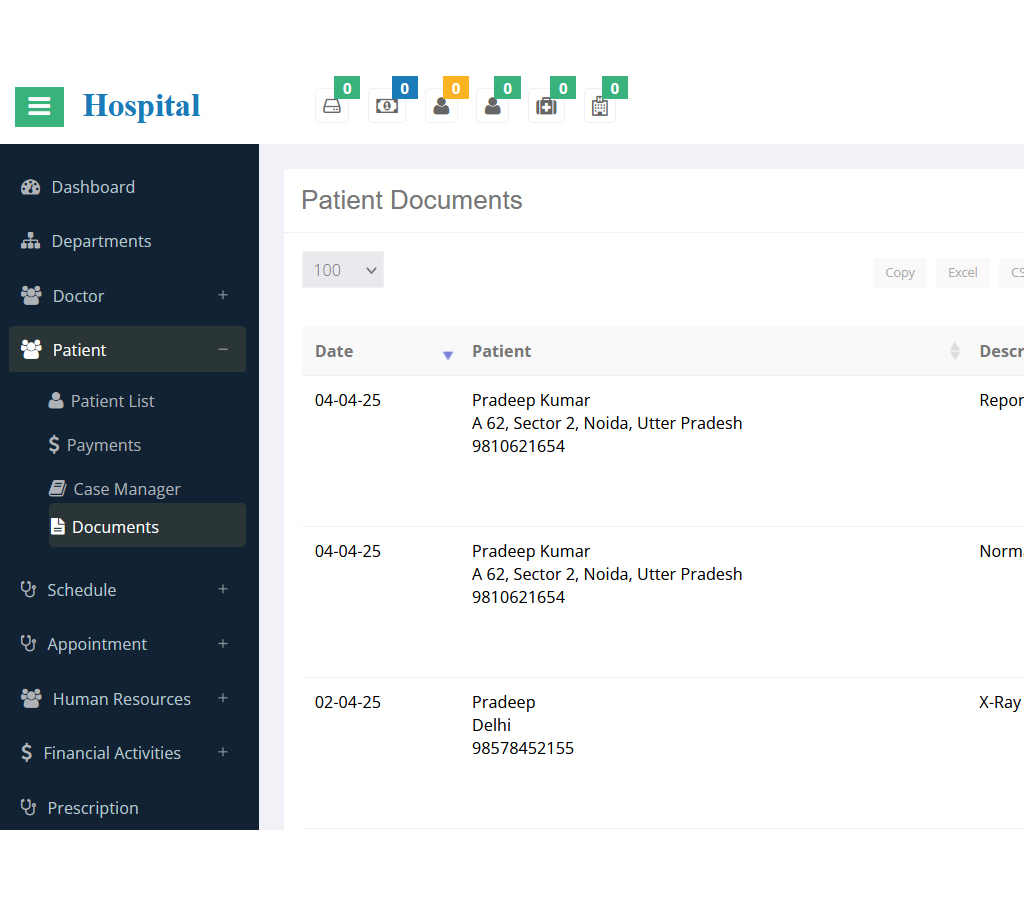 Patient Documents